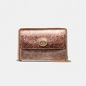COACH || glitter bowery crossbody bag ✨💗
